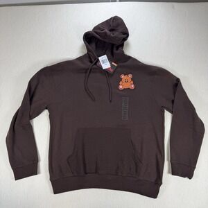 Nickelodeon Garfield New Hoodie L Pooky Teddy Bear Flower Power‎ Sweatshirt NWT